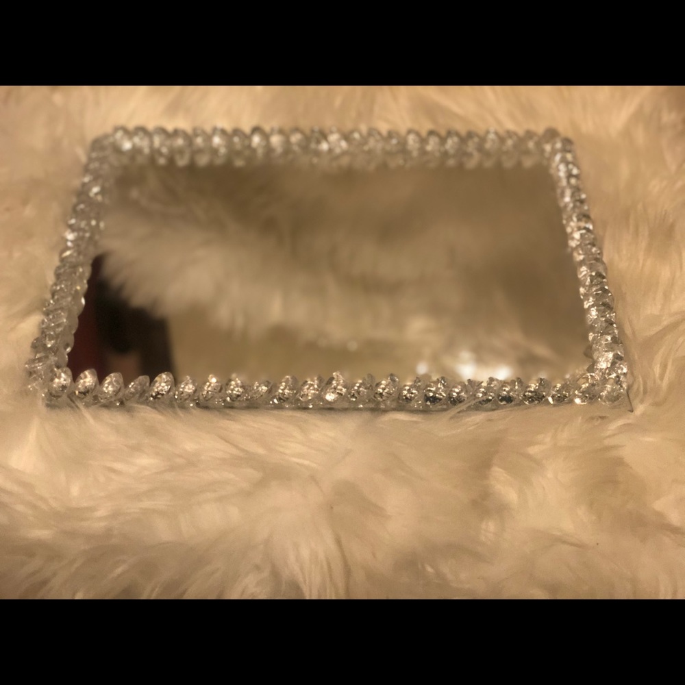 Glam Mirrored Perfume and Vanity Makeup Tray